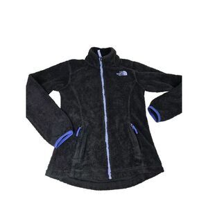 The North Face Girls M Medium 10/10 Fuzzy Fleece Full Zip Up Sweater Jacket‎